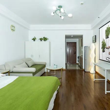 Dalian Hong XI Yuan Apartment Wanda Plaza Exterior photo